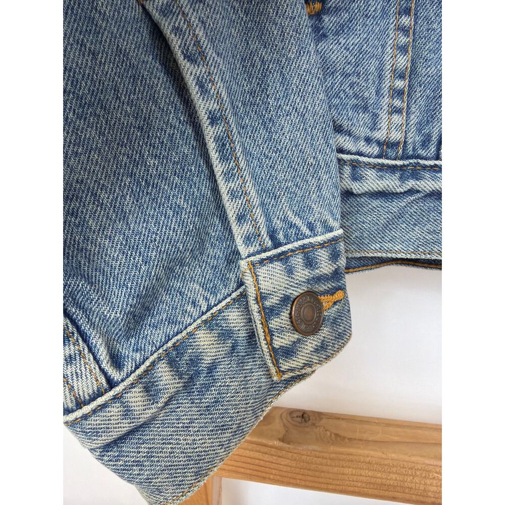 Levi’s Blue 100% Cotton Button-Up Denim Jean Jacket Size M - Picture 4 of 9